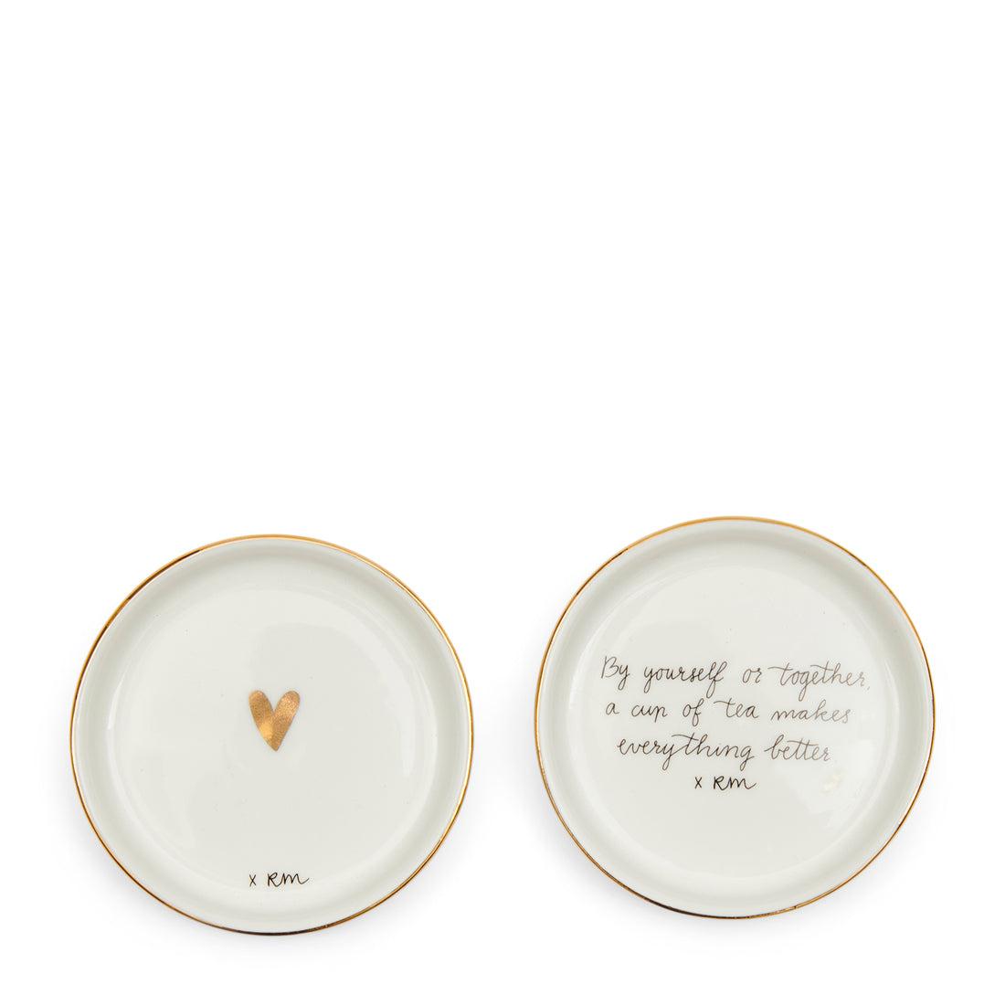 Riviera Maison theeschaaltjes, Theezakjeshouder met tekst - Sweet Poem