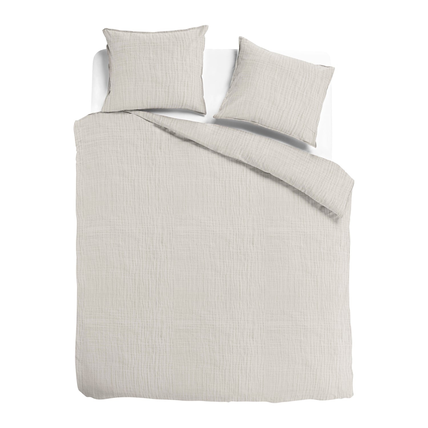 Dreamers Den Mousseline Dekbedovertrek 140x220 sand