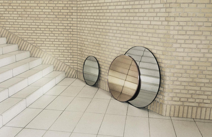 Circum spiegel Ø50 bruin