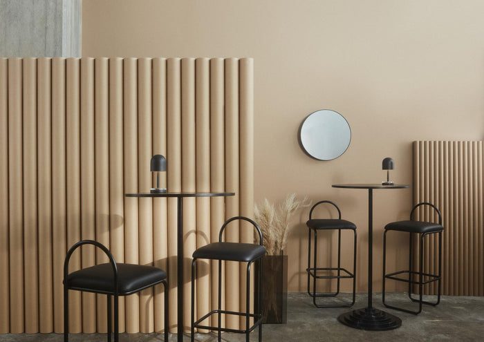 Circum spiegel Ø50 bruin