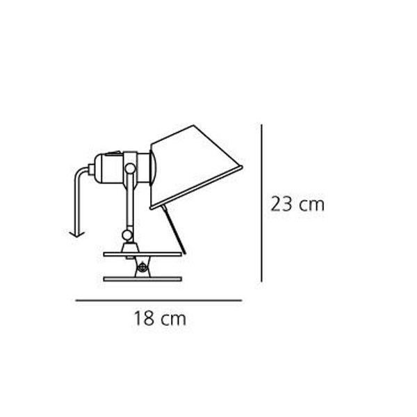 Tolomeo Pinza klemlamp retrofit