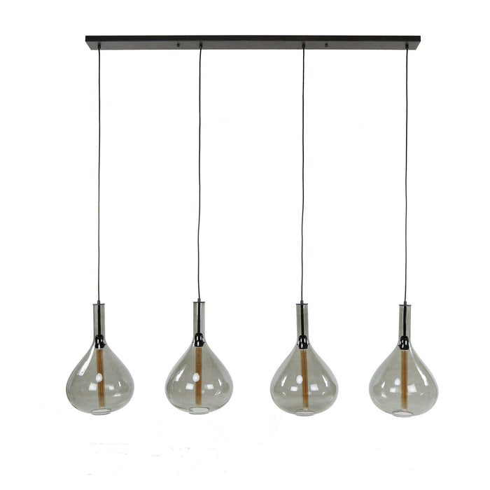 by fonQ  Alexa Hanglamp - Gerookt Glas