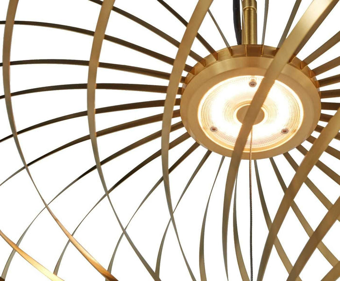 Tom Dixon Spring hanglamp LED medium messing