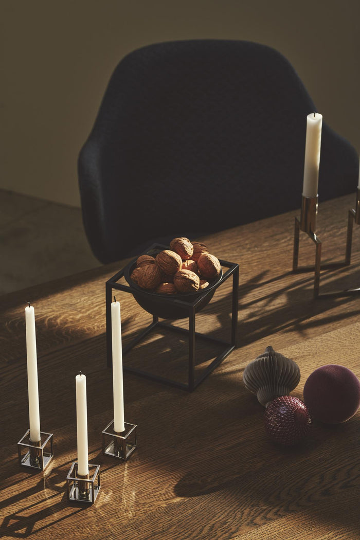 Audo Copenhagen Kubus Line kandelaar zwart