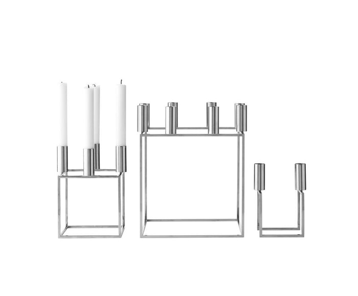 Audo Copenhagen Kubus Line kandelaar zwart