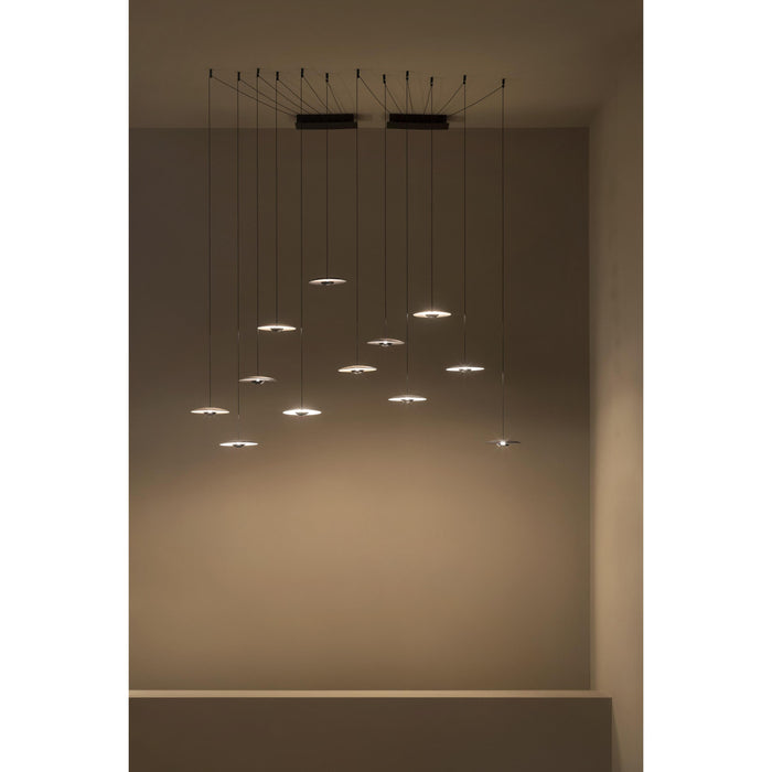 Marset Ginger Ø32 hanglamp LED DALI messing|wit