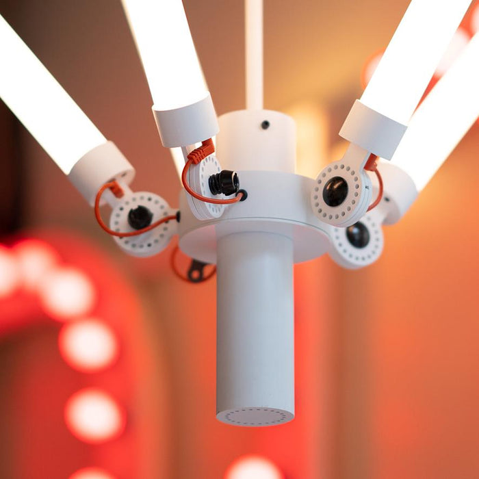 Mr Tubes kroonluchter Ø168 LED Pure White