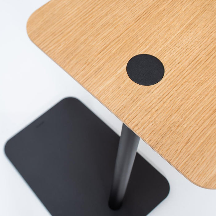 Gazzda Loop bijzettafel linoleum zwart