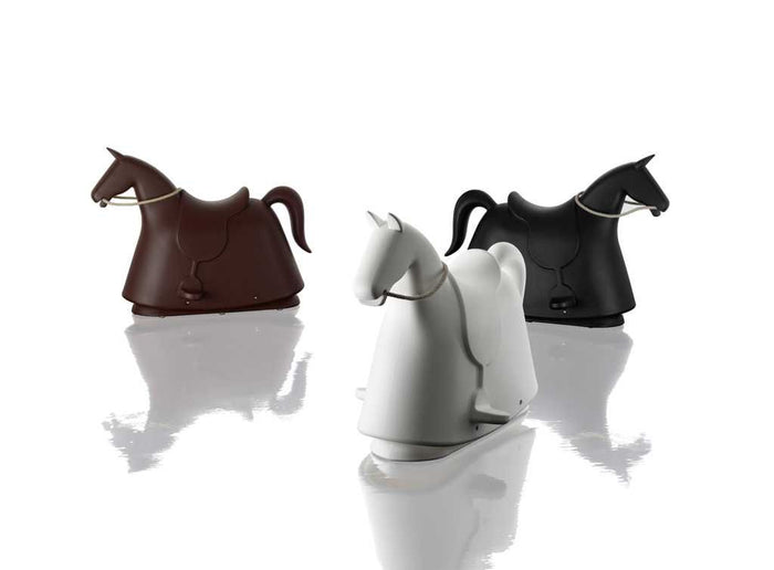 Rocky schommelpaard zwart