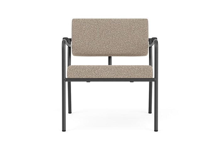 FÉST Monday fauteuil met amleuning zwart|zwart Soil 01 natural