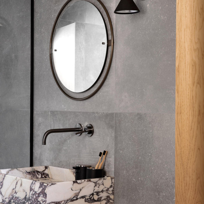 Audo Copenhagen Nimbus spiegel Ø60 gebronsd messing