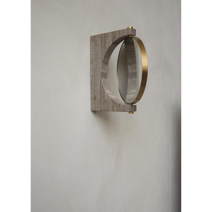 Audo Copenhagen Pepe spiegel wand Ø16 Wood Grain