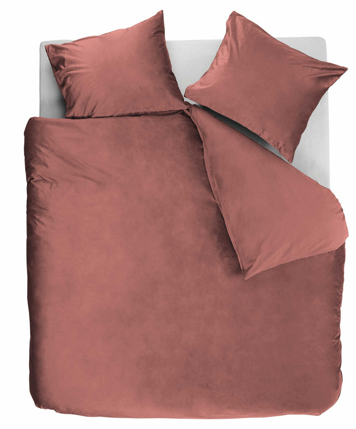 At Home by Beddinghouse Tender Dekbedovertrek 260 x 200/220 cm - Donkerroze