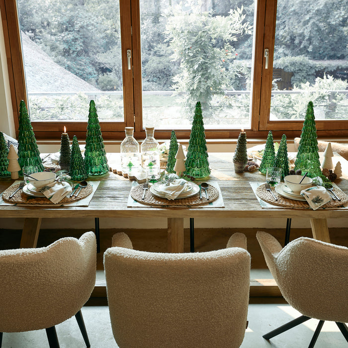 Riviera Maison Textielen placemat groen - Winter Forest set van 2