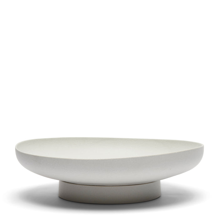 Riviera Maison fruitschaal rond, decoratieschaal mat - Marseille - Wit