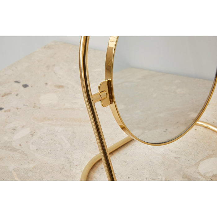 Audo Copenhagen Nimbus spiegel tafel gebronsd messing