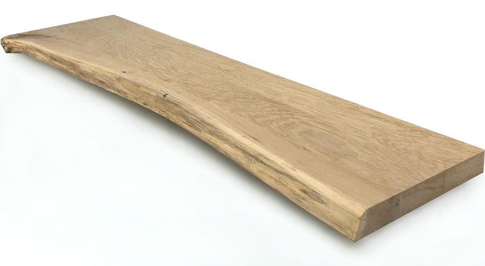 Woodbrothers Eiken plank massief boomstam 100x30cm