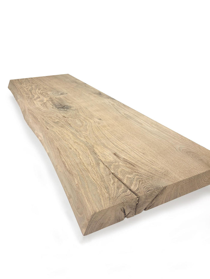 Woodbrothers Oud eiken plank massief boomstam 120x20cm