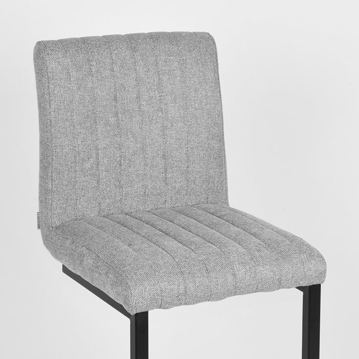 LABEL51 - Barkruk Milo - Zinc Weave - Zwart Metaal