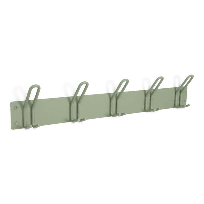 Spinder Design Miles 5 Wandkapstok - Dusty Green