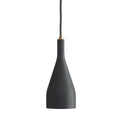 Timber hanglamp small  Ø6.8 messing zwart essen