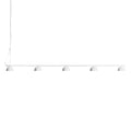 Blush Rail 5 hanglamp LED wit
