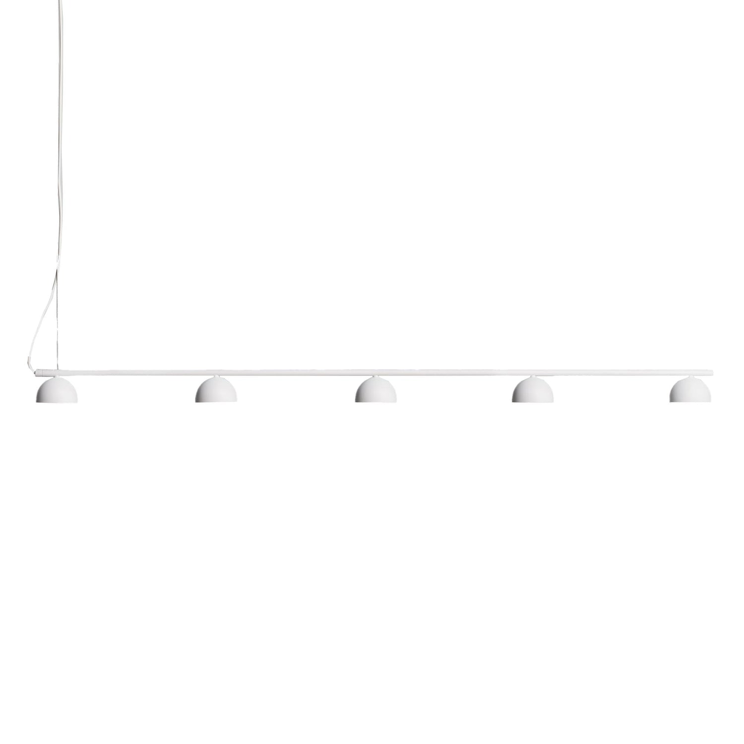 Blush Rail 5 hanglamp LED wit