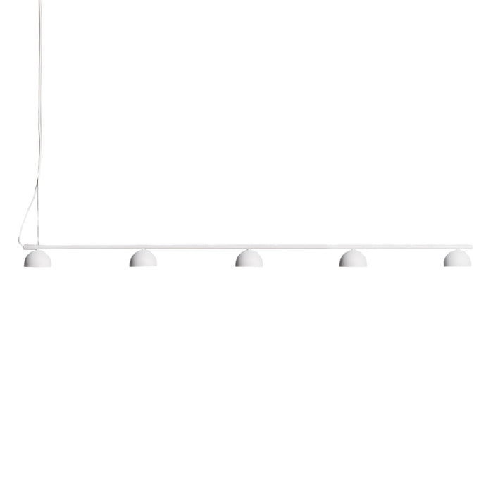 Blush Rail 5 hanglamp LED wit