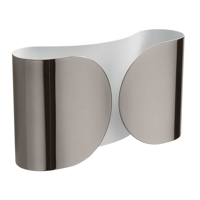 Foglio wandlamp zwart nikkel