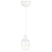 Ifö Electric Ohm hanglamp 100|155 opaal glas IP44 Wit