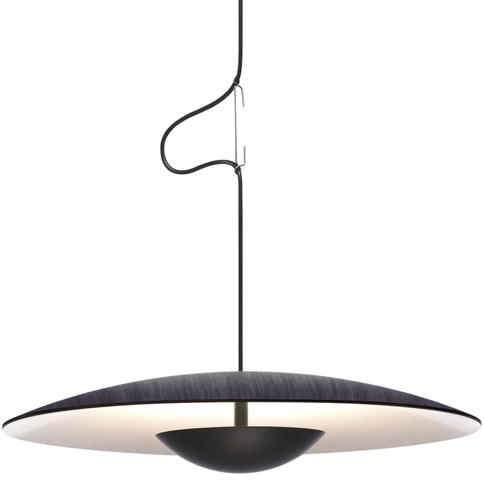 Marset Ginger hanglamp Ø60 LED DALI wengé|wit