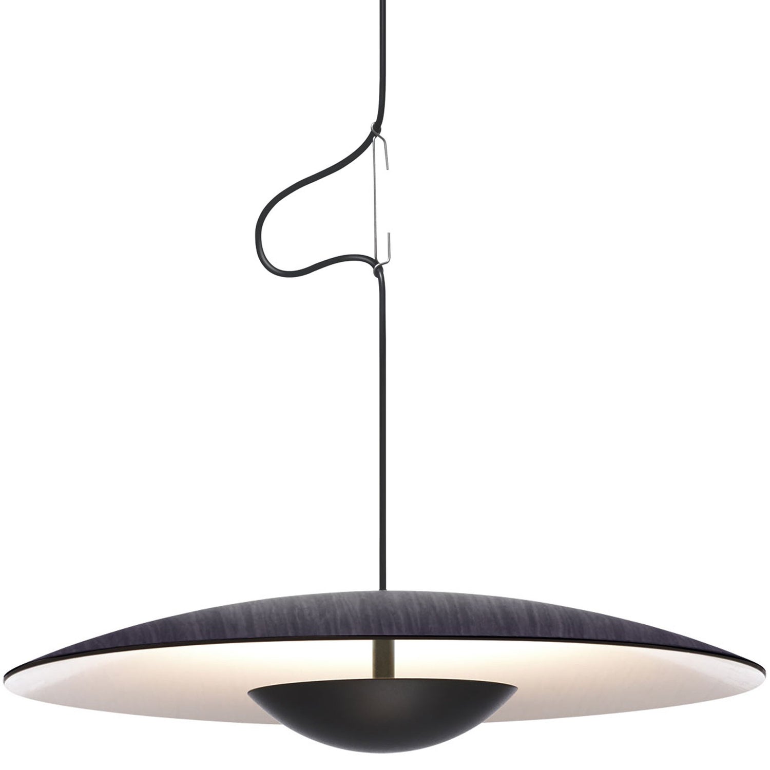 Marset Ginger hanglamp Ø60 LED DALI wengé|wit