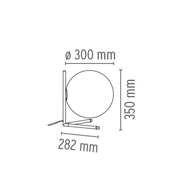 IC Lights T2 tafellamp messing