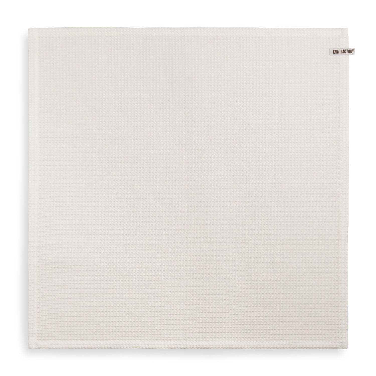 Knit Factory Theedoek  Clint - Ecru - 65x65 cm - 100% Katoen