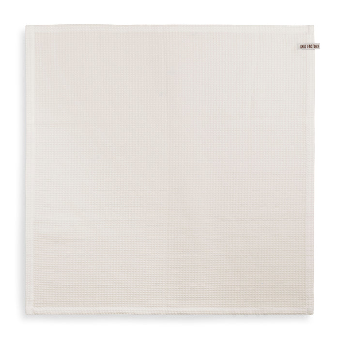 Knit Factory Theedoek  Clint - Ecru - 65x65 cm - 100% Katoen