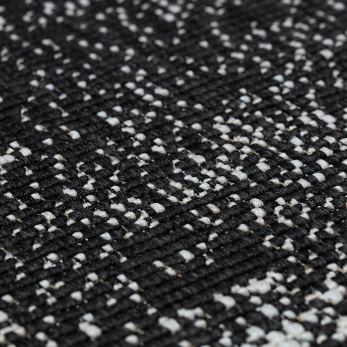 Eva Interior Buitenkleed Rond Sage - Zwart - dubbelzijdig  200cm