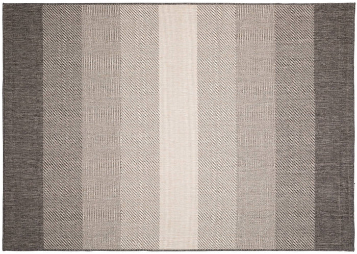 Buiten vloerkleed Boa - Zwart|Wit -  dubbelzijdig - EVA Interior