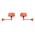 Bolt Bed Underfit wandlamp install set van 2 Striking Orange