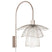 Forestier Papillon wandlamp metallic taupe