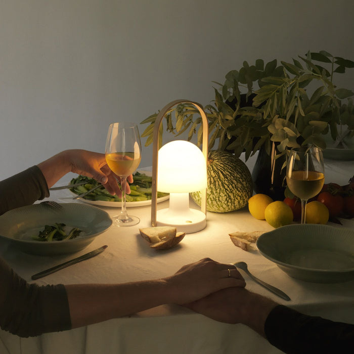 Marset FollowMe tafellamp LED oplaadbaar roze