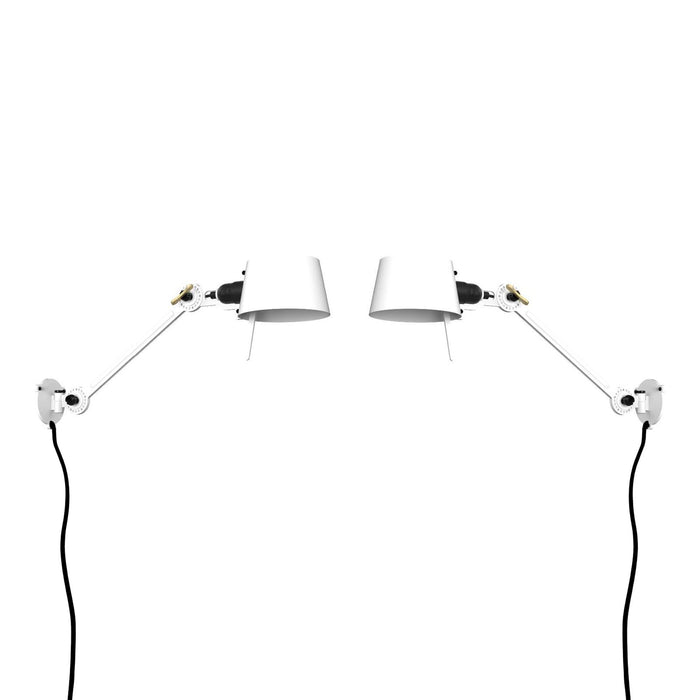 Bolt Bed Sidefit wandlamp met stekker set van 2 Pure White