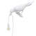 Bird Looking wandlamp links buiten wit
