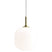 VL 45 Radiohus hanglamp Ø175 Brass|Glossy Opal White