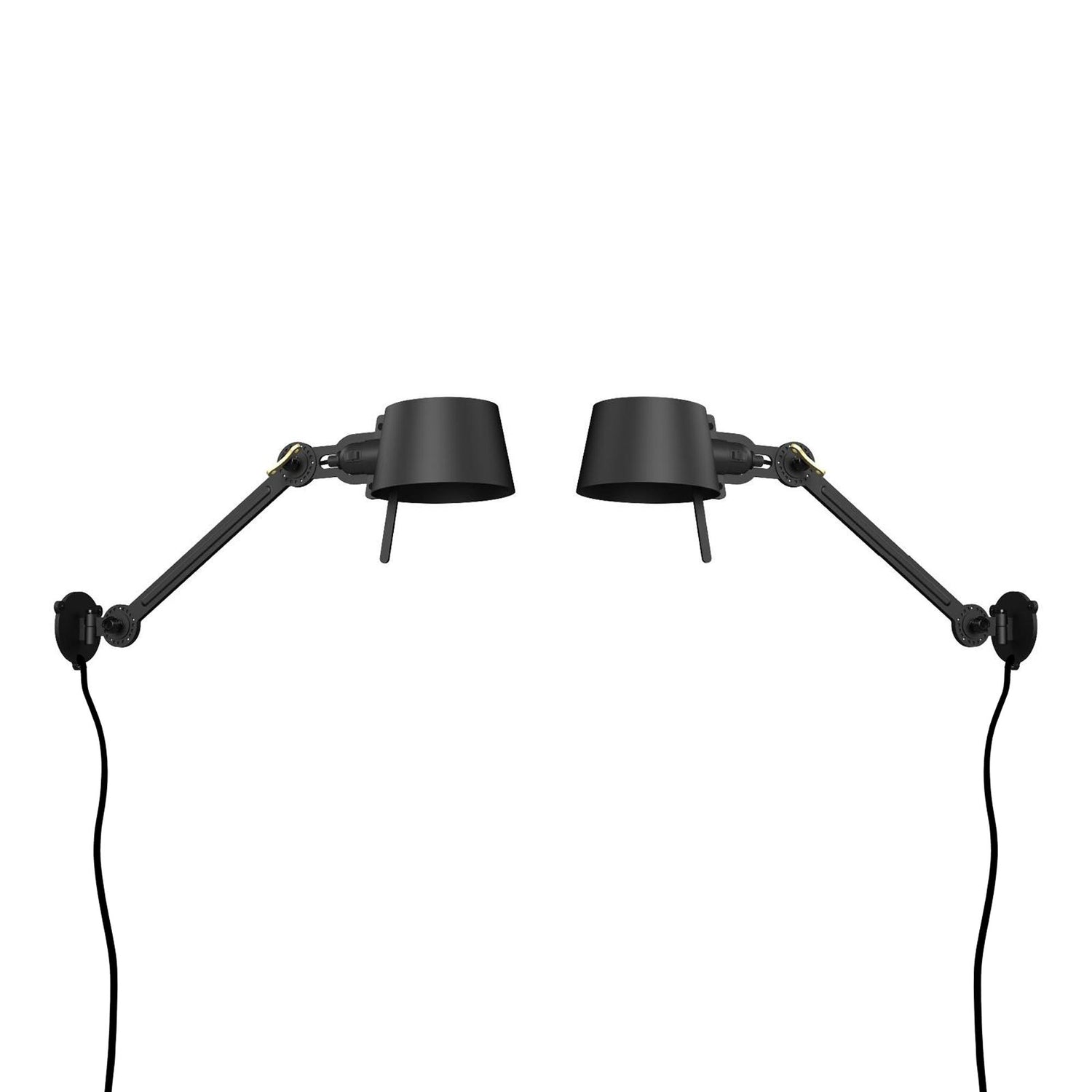 Bolt Bed Sidefit wandlamp met stekker set van 2 Smokey Black