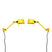 Bolt Bed Sidefit wandlamp met stekker set van 2 Sunny Yellow