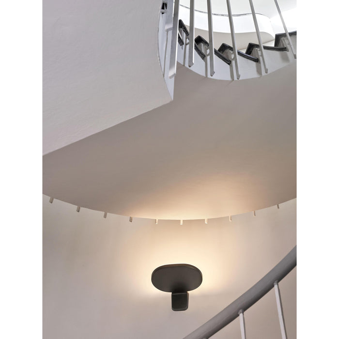 Oplight W1 wandlamp LED satijn zwart