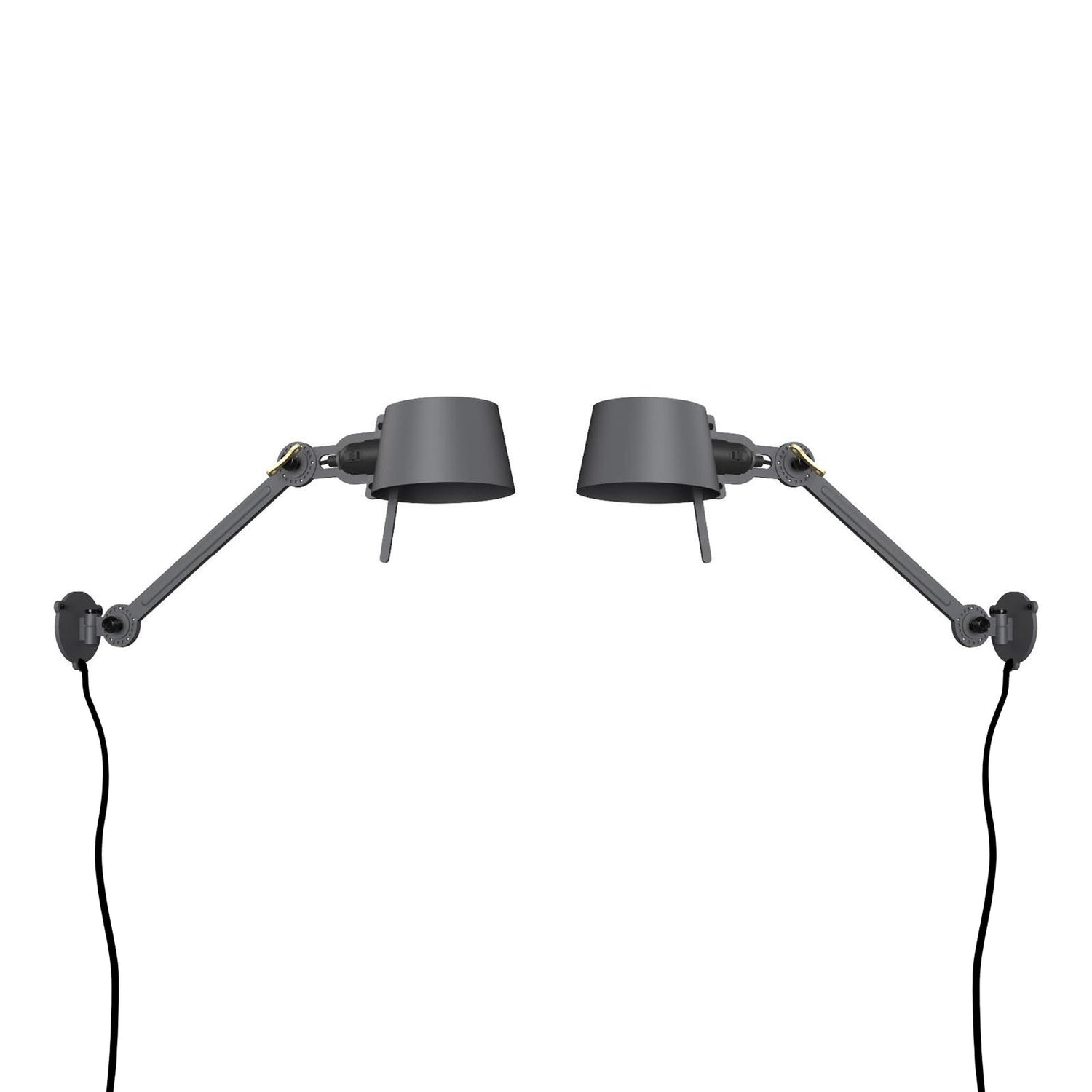 Tonone Bolt Bed Sidefit wandlamp met stekker set van 2 Midnight Grey