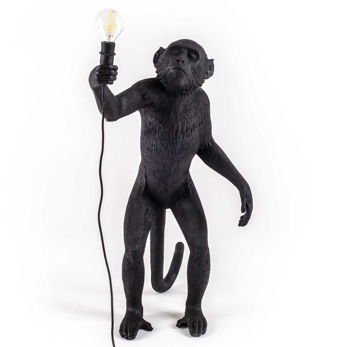 Monkey Standing Outdoor vloerlamp wit