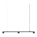 Normann Copenhagen Hat Linear Hanglamp - Small - Zwart