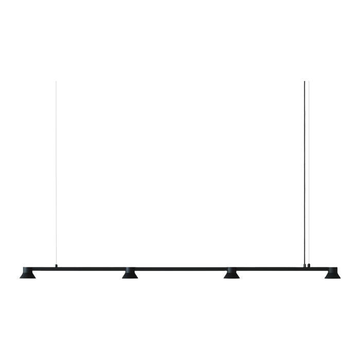 Normann Copenhagen Hat Linear Hanglamp - Large - Zwart